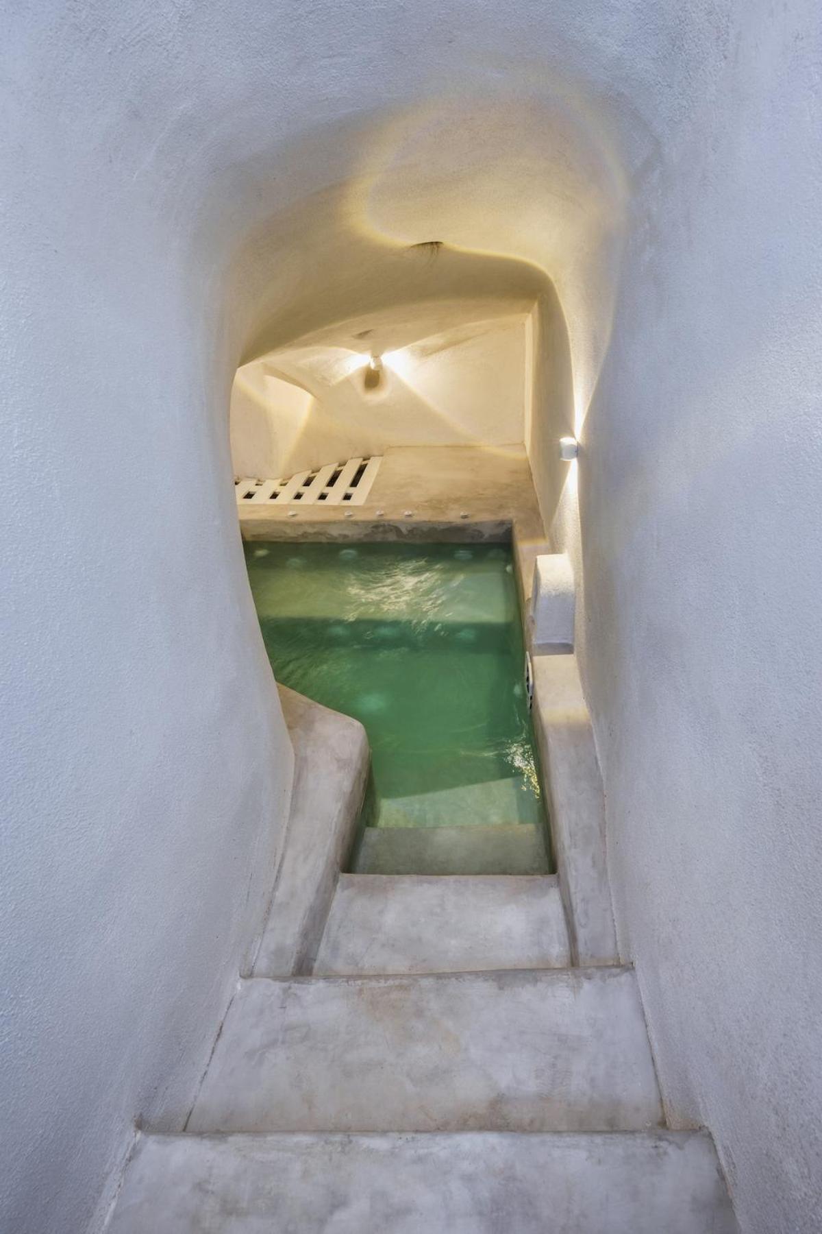 Gilbert'S Cave With Cave Jacuzzi Villa Megalochori  Eksteriør billede